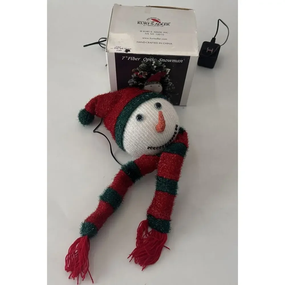Kurt Adler Fiber Optic 7” Color Changing Christmas Snowman Head EXTRA Bulb